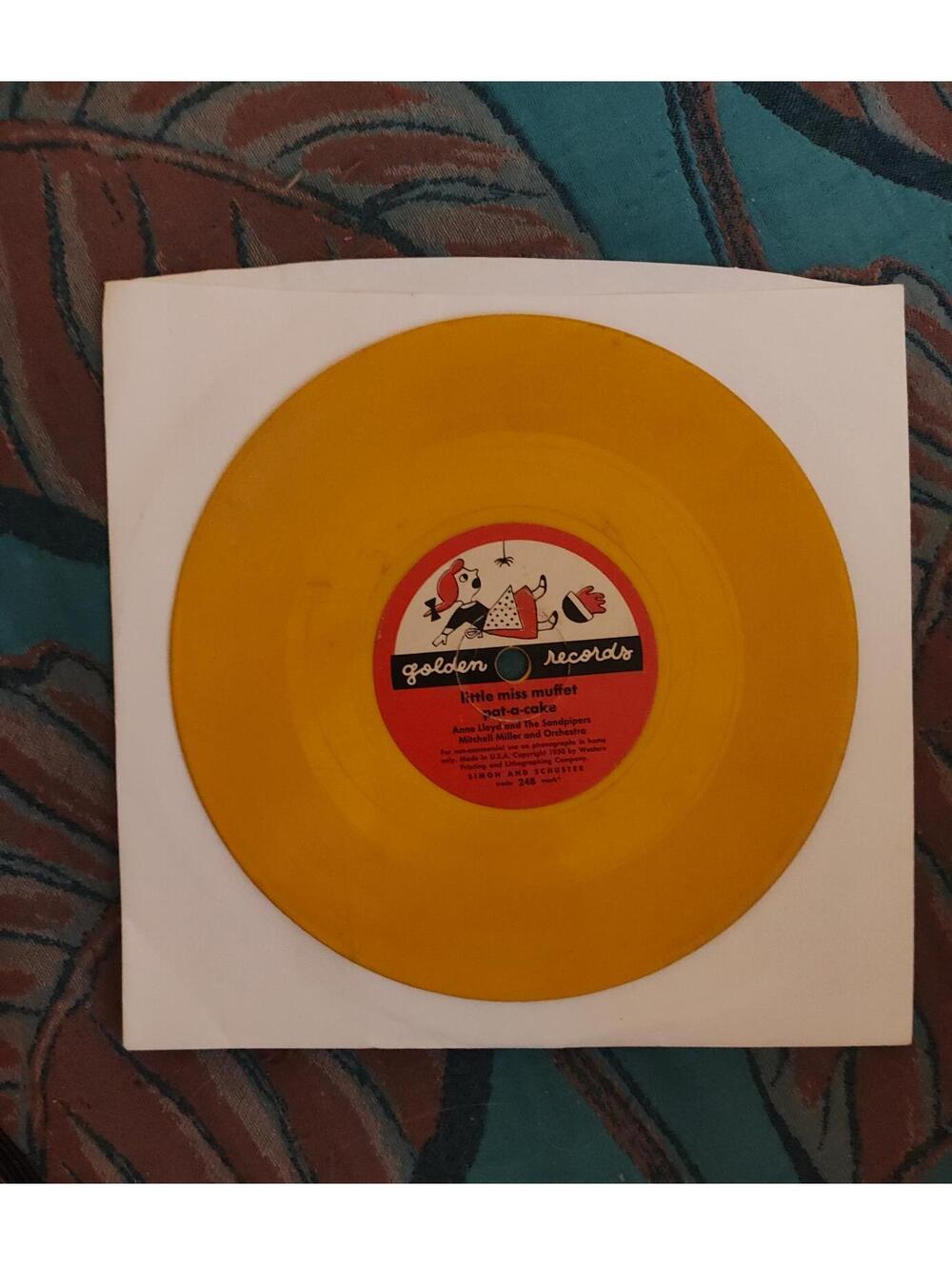 Vintage kids Golden records Little miss muffet/pata cake 24b